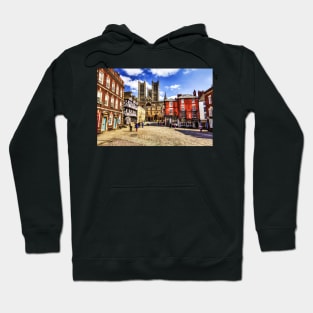 Lincoln Cathedral From Castle Square Hoodie